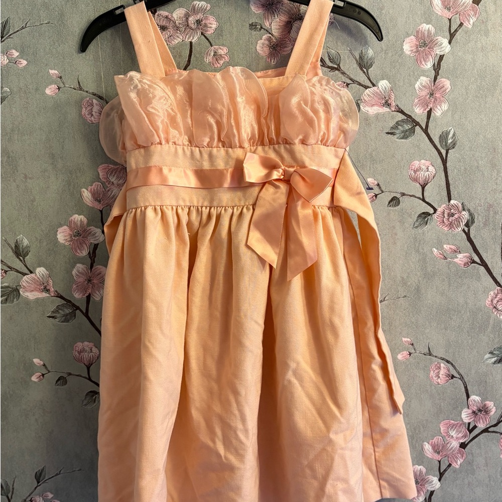 Bonnie Jean Pink Ruffled Smocked Babydoll Dress